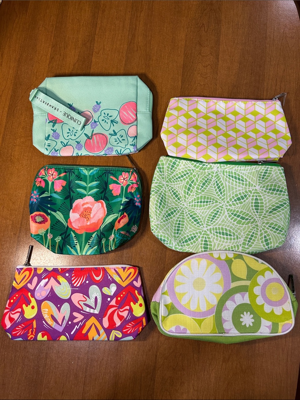 6 Clinique Travel Pouch - cosmetic bags